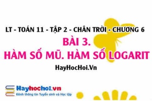 Hàm số mũ, hàm số logarit là gì, đồ thị của hàm số mũ, hàm số logarit? Toán 11 chân trời tập 2 chương 6 bài 3